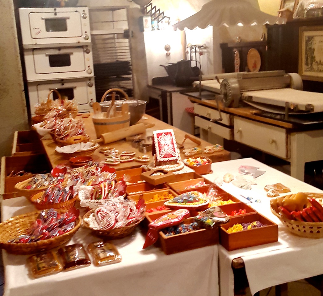 Old style baking techniques are still used to make the gingerbread