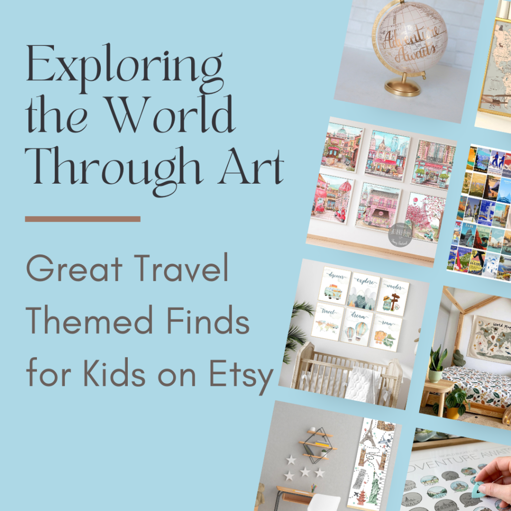 world travel themed nursery